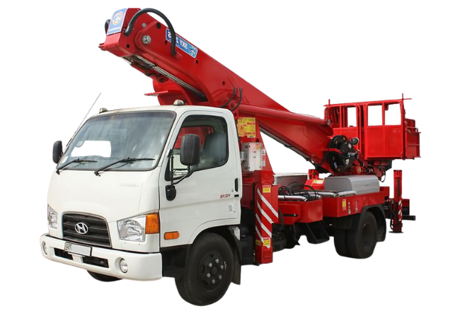 aaj 28 meter truck mounted boom lift rental