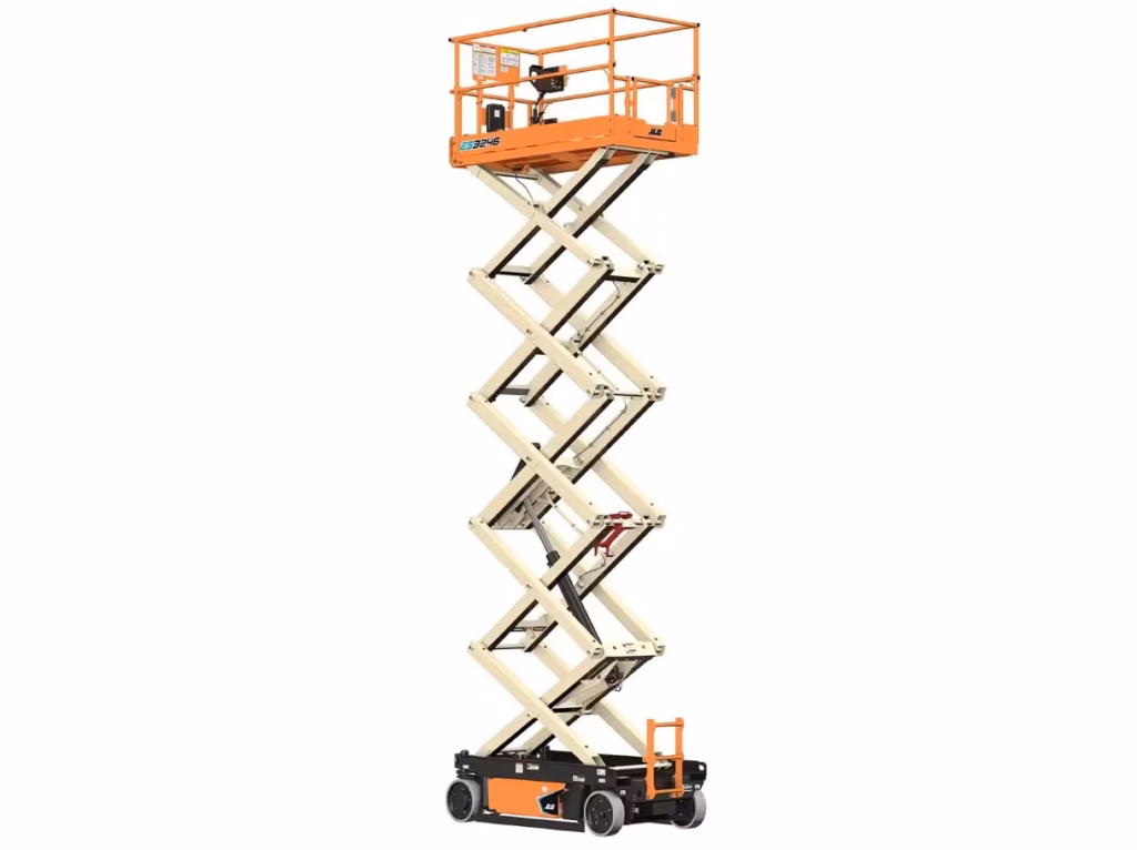 electric drive manned elevate work platform working height 8m 14m jlg es3246 electric scissor lift platform aerial work platform rental jlg boom